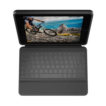 LOGITECH Case / Keyboard Rugged Folio για iPad (10th gen και A16), Oxford Grey