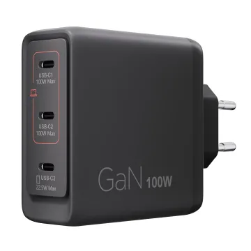 Lenovo 100W3C Charger-EU BK