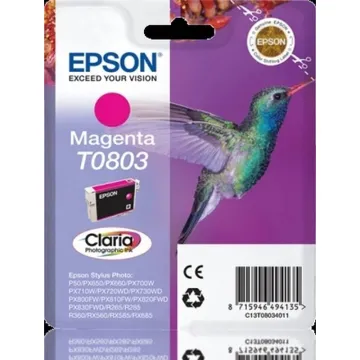 ΑΝΑΛΩΣ EPSON C13T080340B0 CLARIA MAGENTA