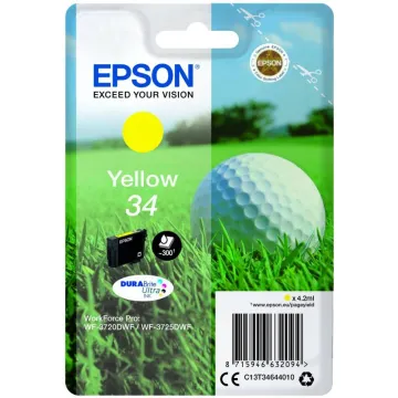 ΑΝΑΛΩΣ EPSON Singlepack Yellow 34 DURABr