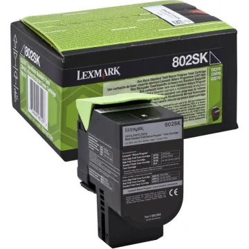 ΑΝΑΛΩΣ LEXMARK 802K LOW YIELD BLACK 1K