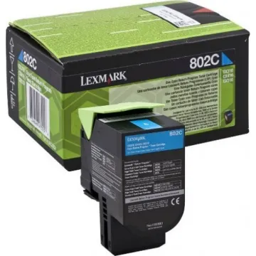 ΑΝΑΛΩΣ LEXMARK 802K LOW YIELD CYAN 1K