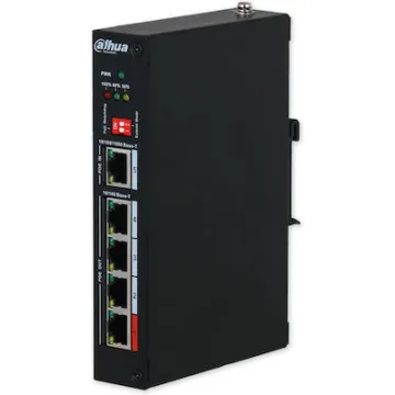 5-Port PoE Extender with 4-Port PoE Out