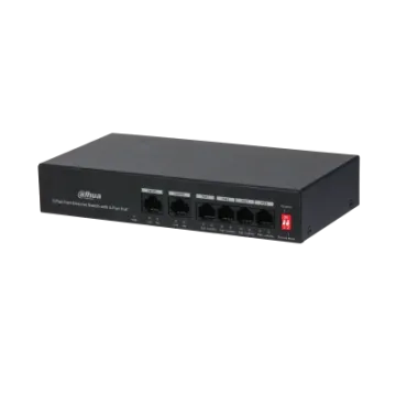 6-Port Fast Ethernet Switch with 4-Port