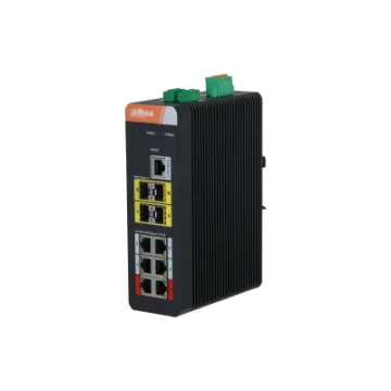 10-Port Gigabit Industrial Swicth with 6