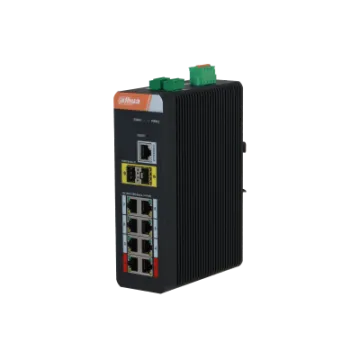 10-port Gigabit Industrial Switch with 8