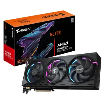 VGA AMD AORUS RADEON RX9070 XT ELITE 16G