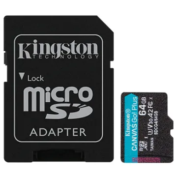 64GB microSDXC CANVAS GO PLUS G4 + ADP
