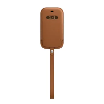 iPhone 12 mini Leat Sleeve/MagSafe Brown
