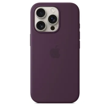 iPhone 16 Pro Silicone Case MagS-Plum