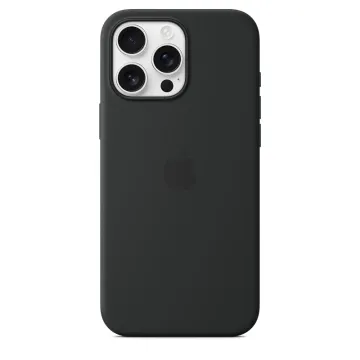 iPhone 16 Pro Max Sil Case MagS-Black