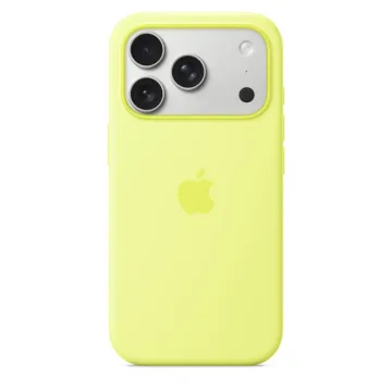 iPhone 17 Sil Cas w Mag Neon Yellow