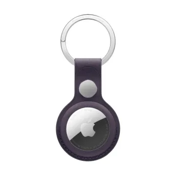 AirTag FineWoven Key Ring Mid Purple