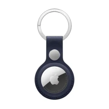 AirTag FineWoven Key Ring Navy