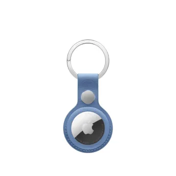 AirTag FineWoven Key Ring Wildflower Blu