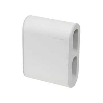 Legrand SurgeAr 2 Outlets Φις White/Grey