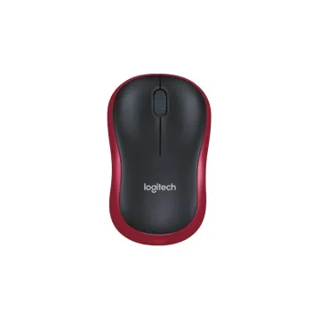 MOUSE LOGITECH M185 WIRELESS RED