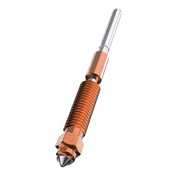 CREALITY Unicorn Nozzle quick-swap 0.4mm 1pc chrome zirconium copper K1,K1 Max,K1C,Ender-3 V3,-3V3P - 