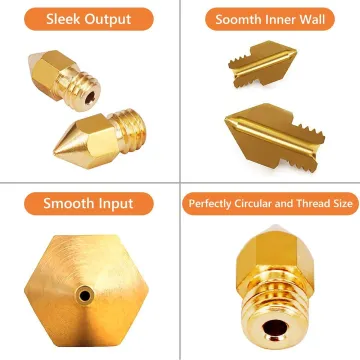 CREALITY MK8 Nozzles Kit 24 pcs 0.2mm χ2, 0.3mm χ2, 0.4mm χ12, 0.5mm χ2, 0.6mm χ2, 0.8mm χ2 1.0mm χ2 - 