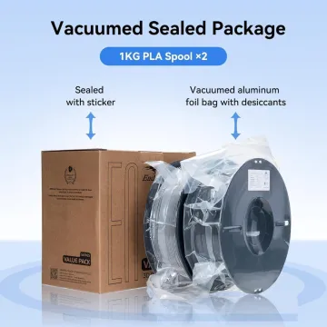 Creality EN-PLA Value Pack 4kg - 4 x Black - Ender Filament 4kg 1.75 (3301010476) - 