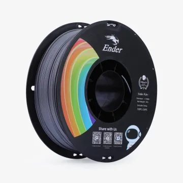CREALITY EN-PLA+ Grey Ender 3D Printer Filament Strength 34MPA Bend 77MPa 1 kg 1.75 -3301010308 gray - 