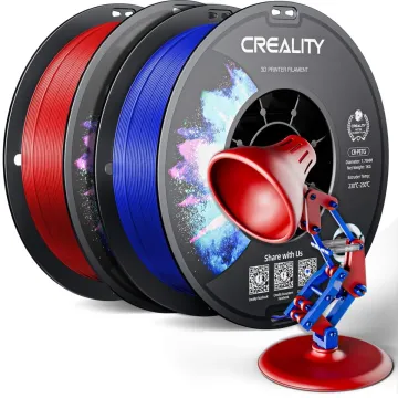 Creality CR-PETG Value Pack 2kg - No Reel - Red & Blue 3D Printer Filament Refill