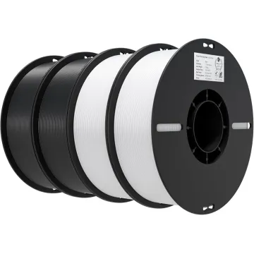 Creality EN-PLA Value Pack 4kg - 2 Χ Black & 2 Χ White - Ender Filament 4kg 1.75 (3301010473)