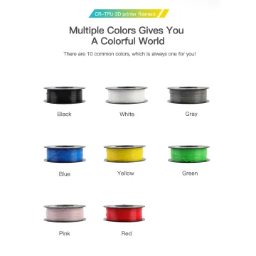 Creality CR-TPU Red 3d Printer Soft Adhesive material Filament 1kg 1.75 - 