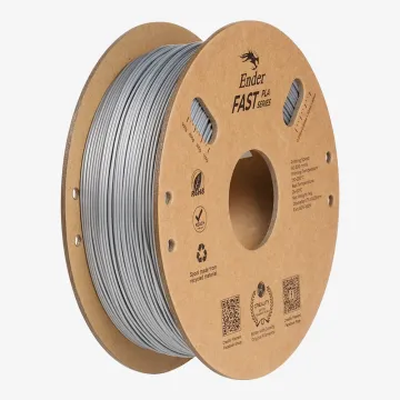 Creality Ender Fast PLA Silver 300mm/s 3D Printer Filament 1 kg Spool,1.85