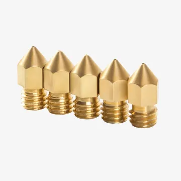 CREALITY 0,4mm Brass Nozzle Kit (x5 pcs) of 6x13mm International Brass Nozzles - 