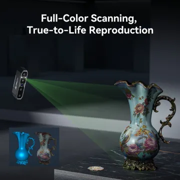 Creality CR-Scan Otter 3D Scanner (10-2000mm object, 0,02mm scan accurancy) - 