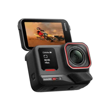 Insta360 Ace Pro 2 (Dual Battery Bundle) Action Camera 8k - Dual AI Chip - 