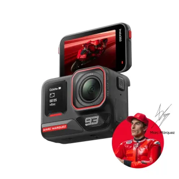 Insta360 Ace Pro 2 Marc Marquez 93 - Dual Battery, 128GB MicroSD, Motorcycle Helmet Mount, Adhesive - 