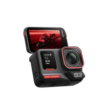 Insta360 Ace Pro 2 Marc Marquez 93 - Dual Battery, 128GB MicroSD, Motorcycle Helmet Mount, Adhesive - 
