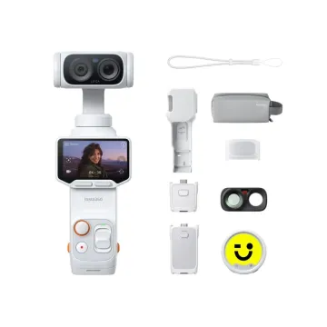 Insta360 Luna Ultra Creator Bundle White - 1-Inch 8K Leica Sensor, Dual Lens, Triple AI Chip, OLED