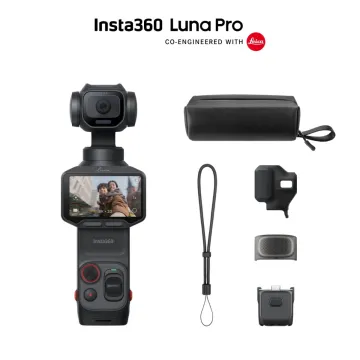 Insta360 Luna Pro Standard Bundle Black - 1-Inch 8K Leica Sensor, Dual AI Chip, OLED Touchscreen