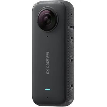 insta360 X3 - Waterproof 360 Action Camera with 1/2 48MP Sensors, 5.7K 360 Active HDR Video, 4k 72MP - 