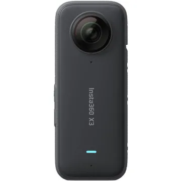 insta360 X3 - Waterproof 360 Action Camera with 1/2 48MP Sensors, 5.7K 360 Active HDR Video, 4k 72MP - 