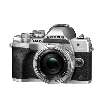 Olympus E-M10 IV Camera 1442 EZ Pancake Kit slv/slv, M.Zuiko Digital ED 14-42mm F3.5-5.6 EZ silver - 