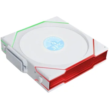 Lian Li UNI FAN TL-LCD Wireless 120 White (3pcs & controller) Case Fan - 