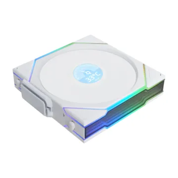 Lian Li UNI FAN TL-LCD Wireless Reverse 120 White (1pc) Case Fan - 