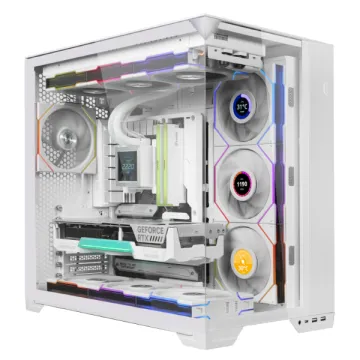 Lian Li UNI FAN TL-LCD Wireless Reverse 120 White (1pc) Case Fan - 