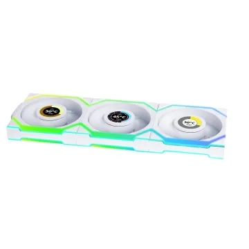 Lian Li UNIFAN SL Wireless LCD 120 -3PCS White (Triple pack include Controller) - Case Fan - 