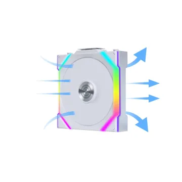 Lian Li UNIFAN SL Wireless 120-1PCS White - Case Fan - 