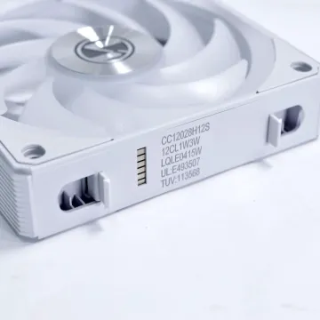 Lian Li UNI RGB FAN CL WIRELESS 120mm White - (3pcs) - W/ controller - Static Pressure - 