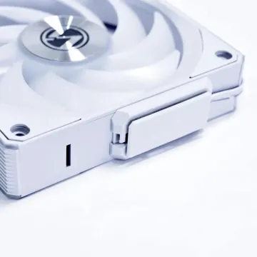 Lian Li UNI RGB FAN CL WIRELESS 120mm White - (3pcs) - W/ controller - Static Pressure - 