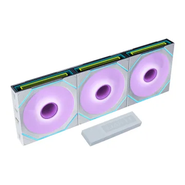 LIAN LI UNI FAN SL INF FLEX Reverse - White - Wireless 120 (3pcs & controller) Case Fan
