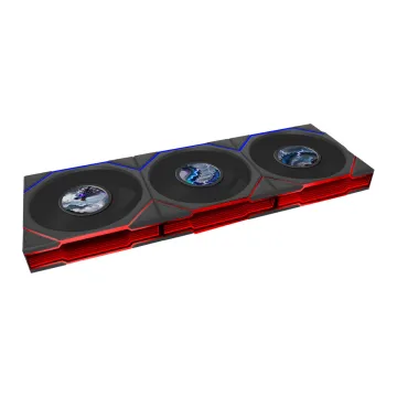 LIAN LI UNI FAN TL LCD FLEX Reversal Black Wireless 120 (3pcs & controller) Case Fan