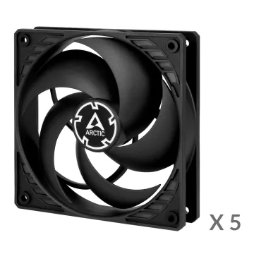 ARCTIC P12 Case Fan - 120mm case fan low noise - Pack of 5pcs - 