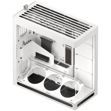 HAVN HS 420 VGPU white Premium Midi Tower Case - with vertical GPU support - 